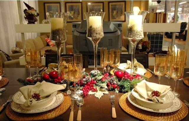 dining room christmas decor images