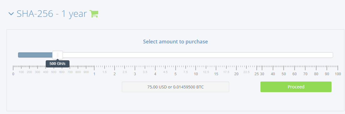 Select amount. Select amount.