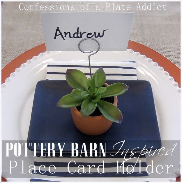 Confessions Of A Plate Addict Pottery Barn Inspired Succulent