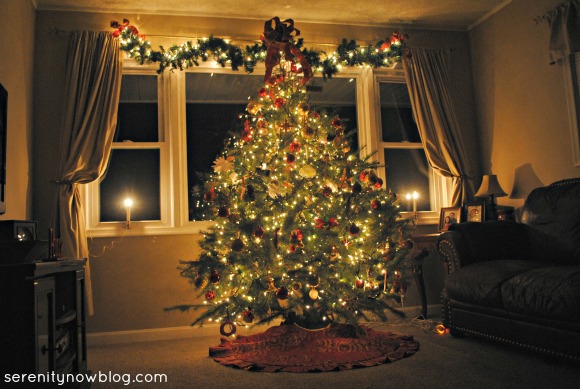 Our Real Christmas Tree 2012, Serenity Now blog