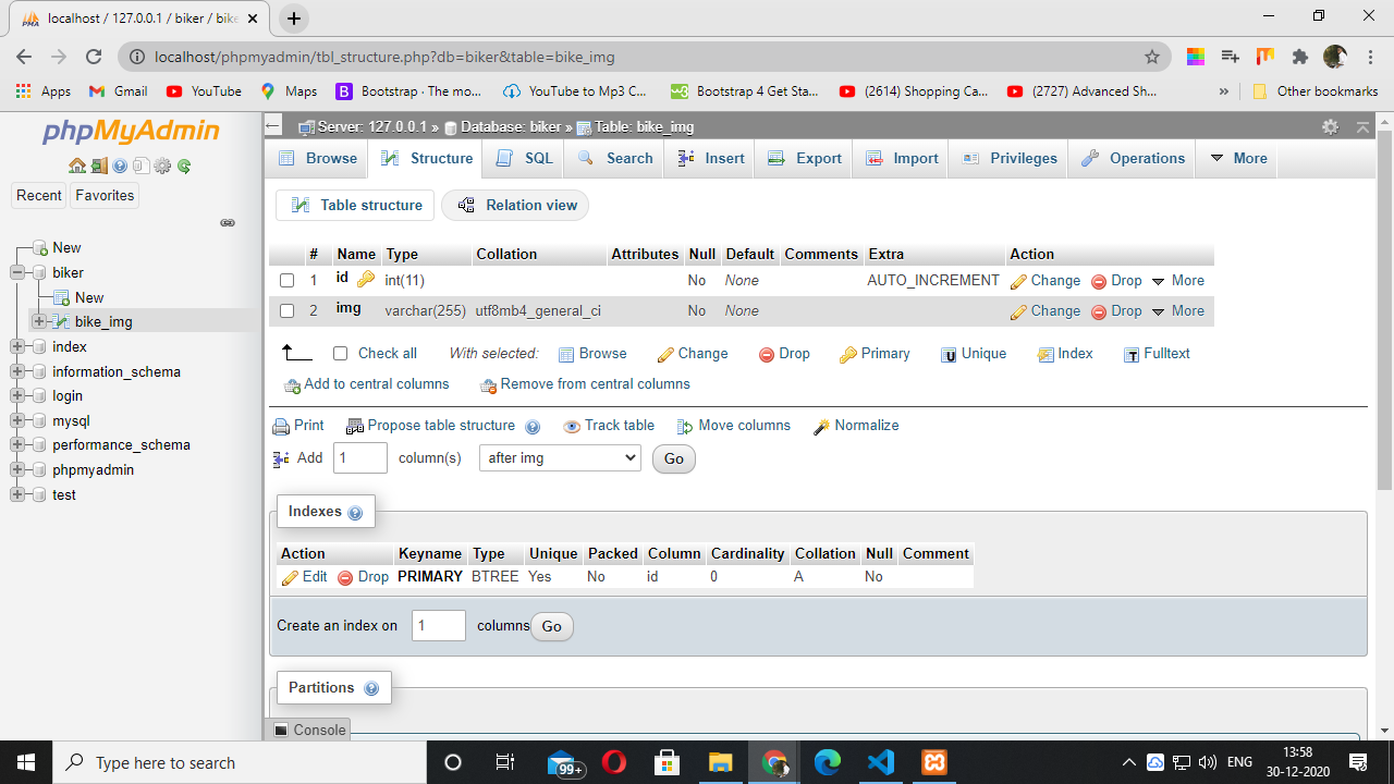 Create dynamic bootstrap 4 carousel using php and mysqli