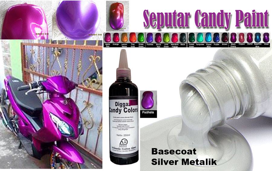 Pengecatan Candy Tone Otomotif Warna Fuchsia