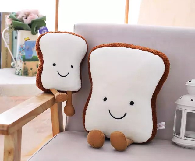 cuscino a forma di pane cuscino peluche a forma di pane