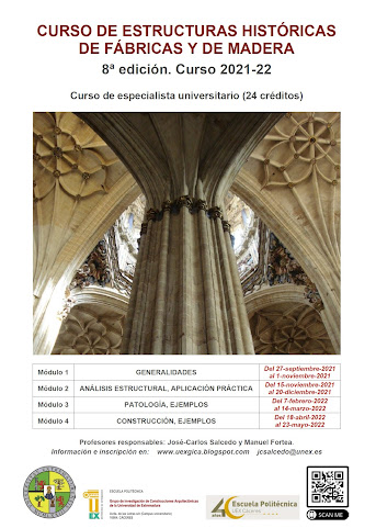 NUEVA EDICIÓN DEL CURSO DE ESTRUCTURAS HISTÓRICAS