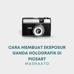 Cara Membuat Eksposur Ganda Holografik di Picsart