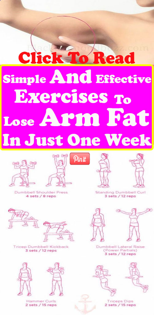 Simple And Effective Exercises To Lose Arm Fat In Just One Week