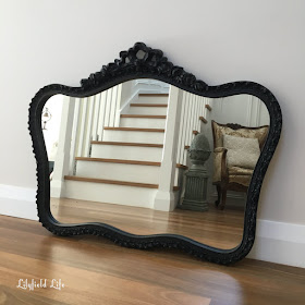 black vintage mirror Lilyfield Life