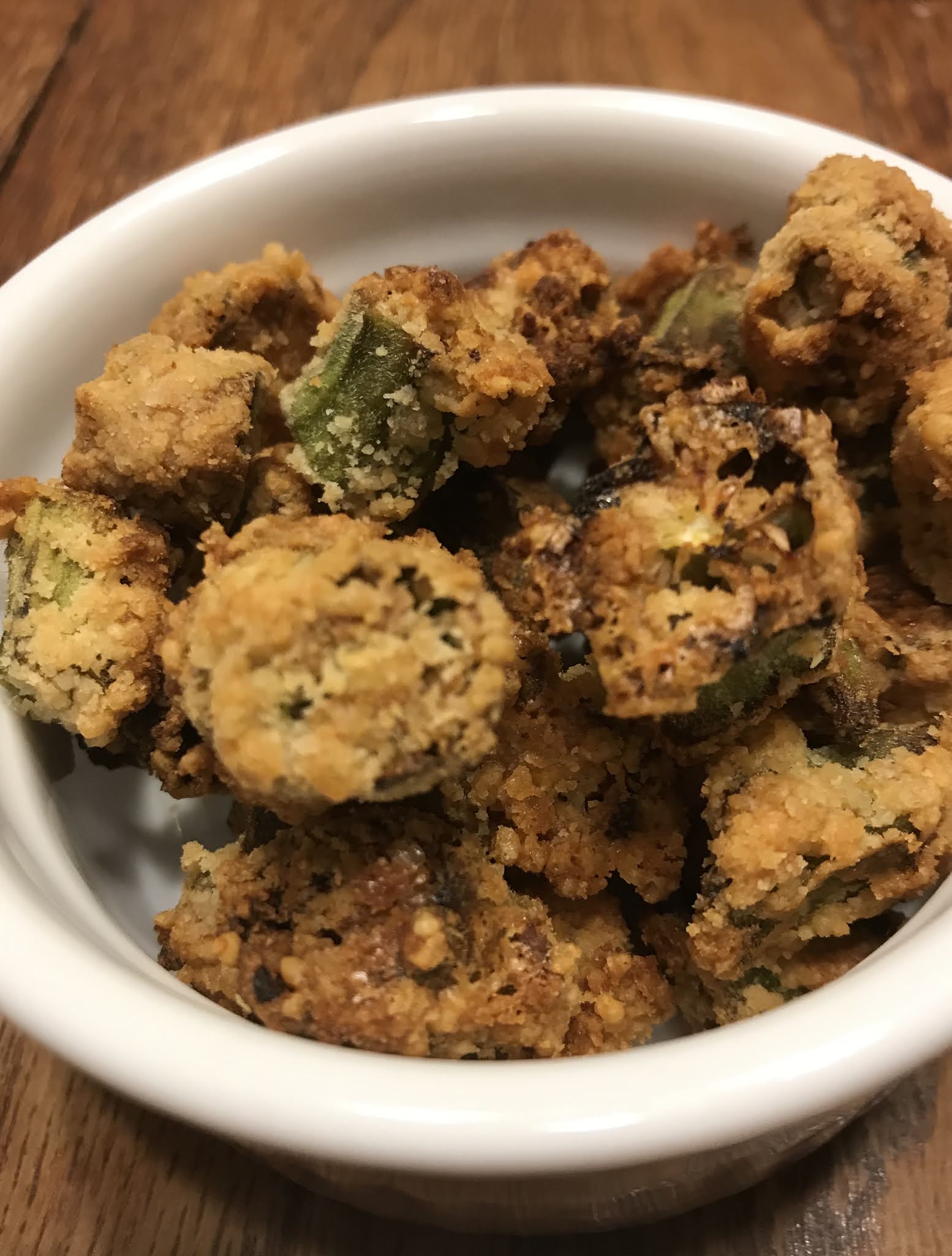 Cooking and All That Jazz Air Fried Okra, Keto and Good