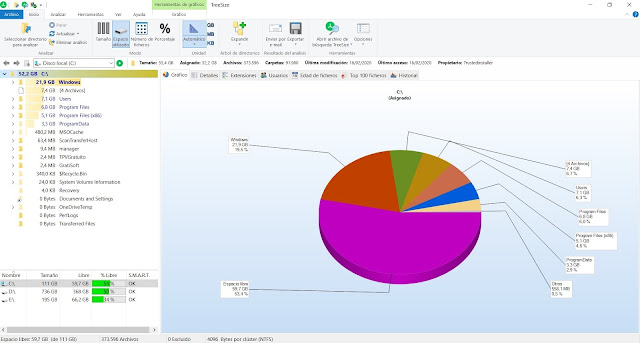 TreeSize Professional Full imagenes