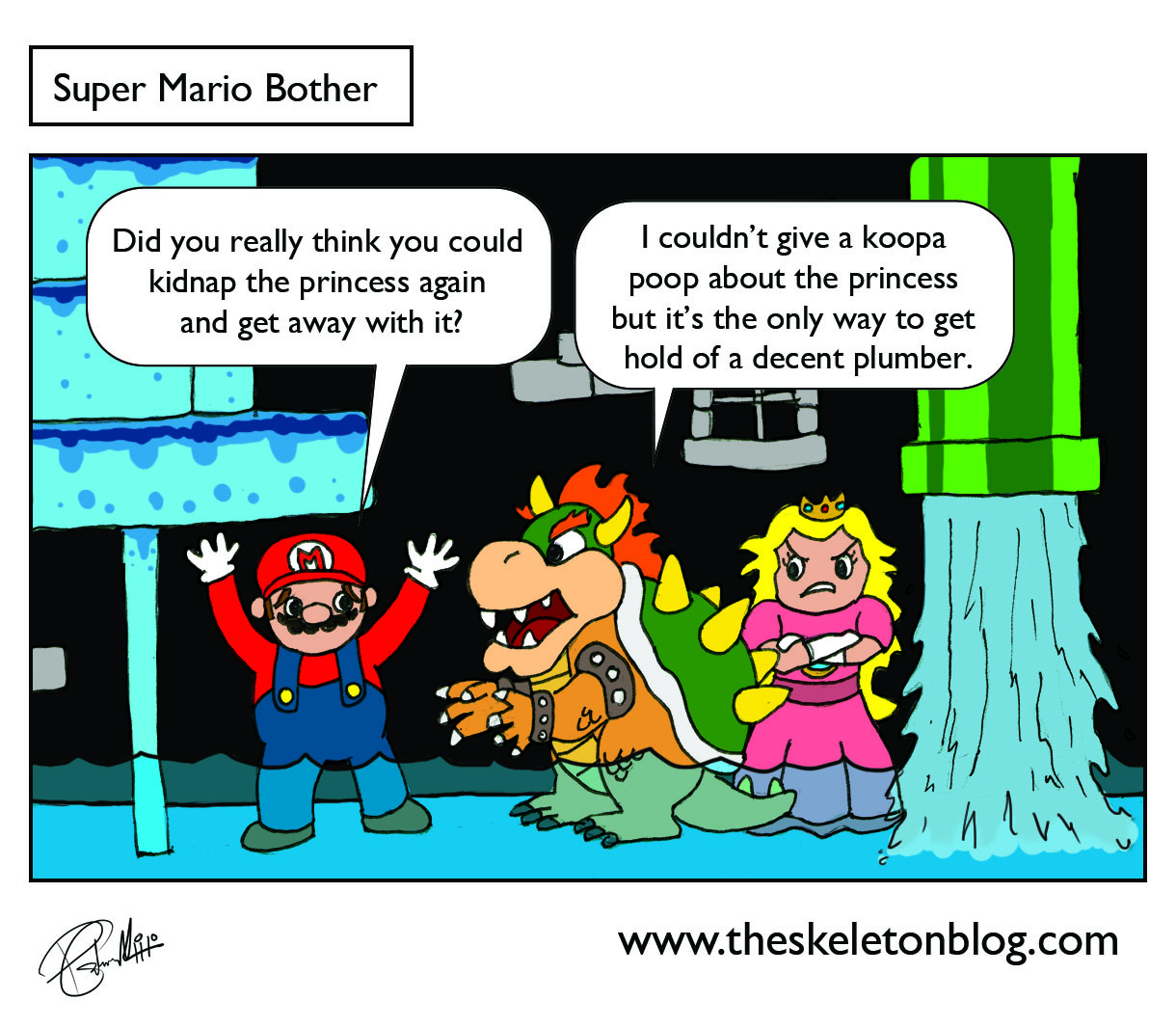 Skeleton Blog: Super Mario Bother