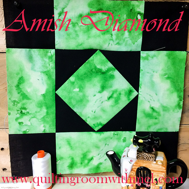 Amish Diamond Quilt Block The Quilting Room With Mel