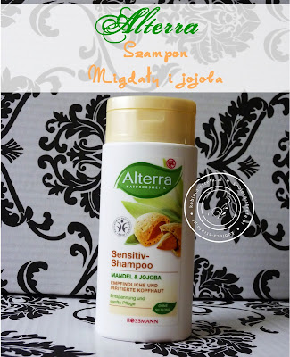 Rossmann - Alterra - łagodny szampon dla wrażliwej i podrażnionej skóry głowy - migdały i jojoba - Sensitiv - Shampoo Mandel & Jojoba