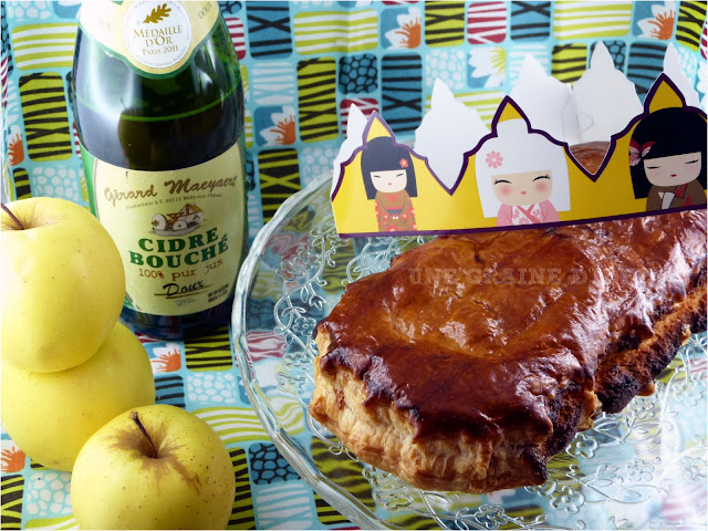 Galette des Rois Crème d'Amande au Rhum Negrita et Pommes Galette des Rois Crème d'Amande au Rhum Negrita et Pommes
