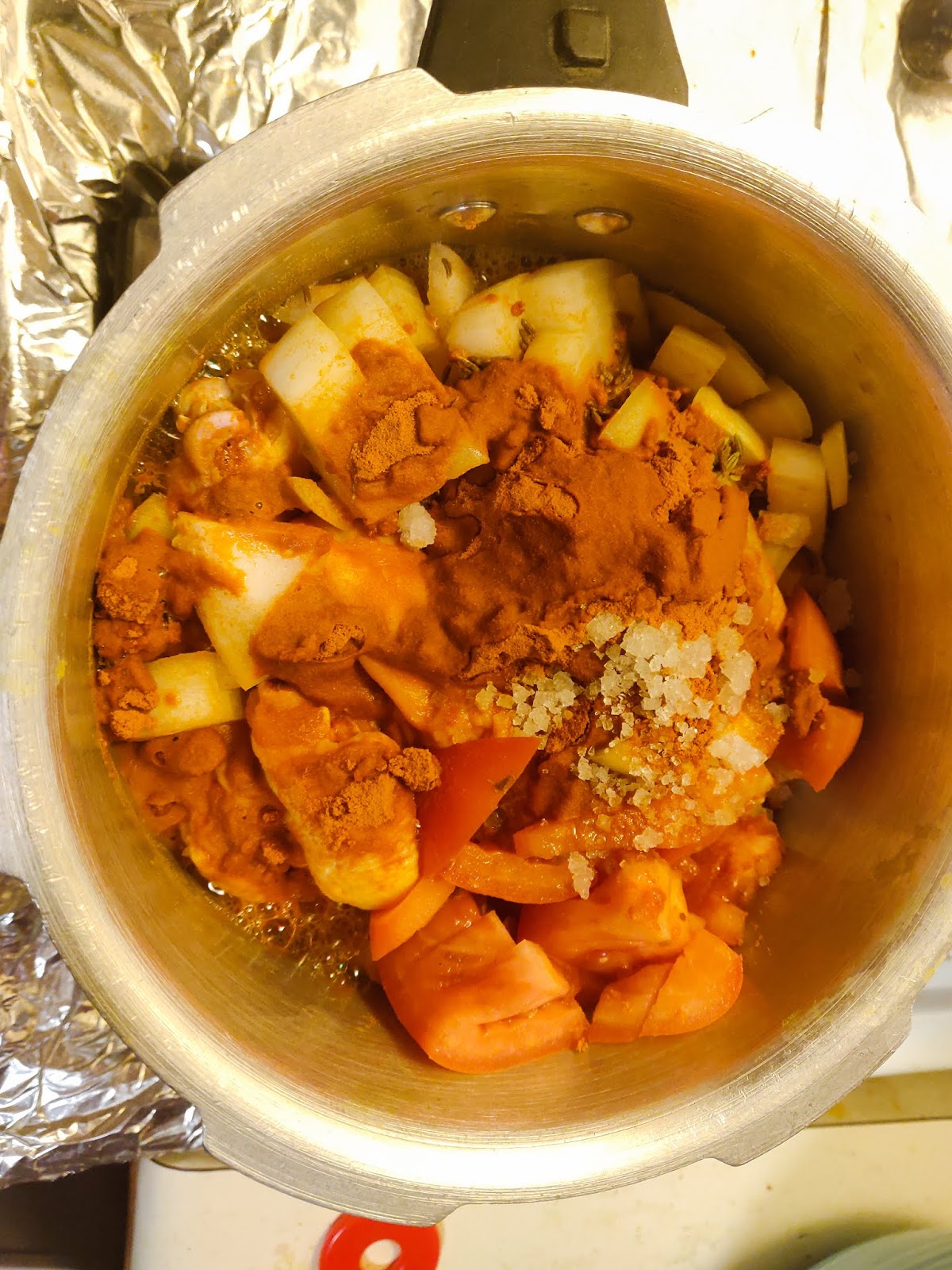 Pressure Cooker Chicken gravy recipe IamGeetha