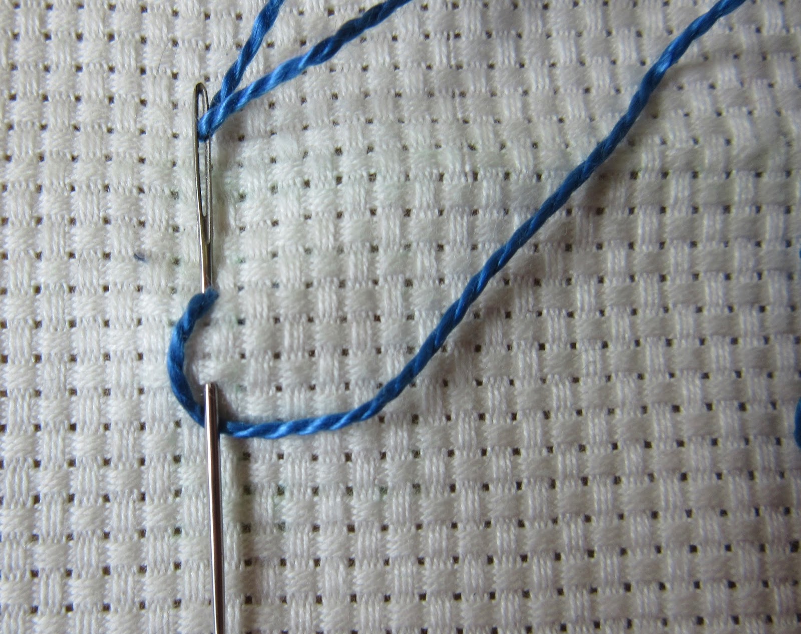 Queenie's Needlework Sunday Stitch School Lesson 17 Q Stitch