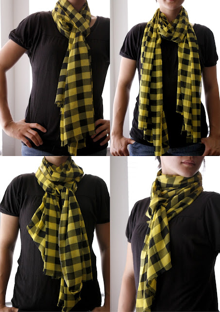 Ways to wear a scarf