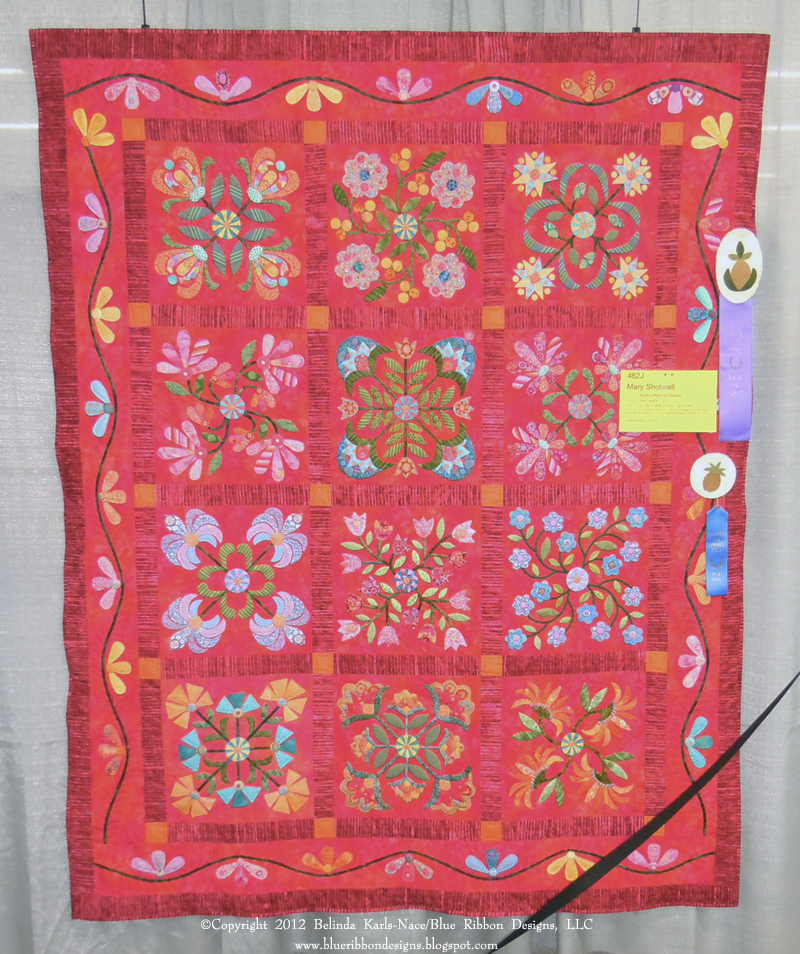 Samplings From A Blue Ribbon Girl AQS Quilt Show & Contest Des Moines, IA