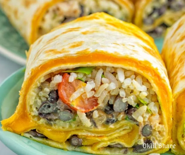 Rice And Beans Quesarito