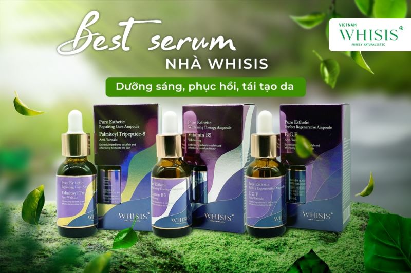 Tinh Chất Chống Lão Hóa Da WHISIS Pure Esthetic Repairing Cure Ampoule 30ml