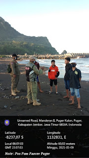 Gabungan Petugas Puger - Gumukmas Giat Pengamanan di Pantai Pancer Gabungan Petugas Puger - Gumukmas Giat Pengamanan di Pantai Pancer