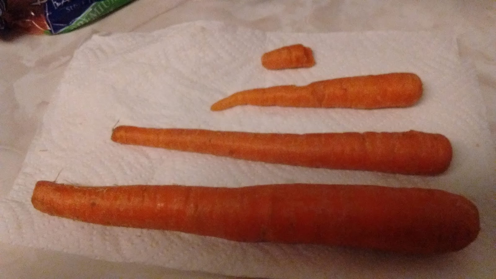 My Two Cents My Three Carrots or Two Weeks without Grocery Shopping!