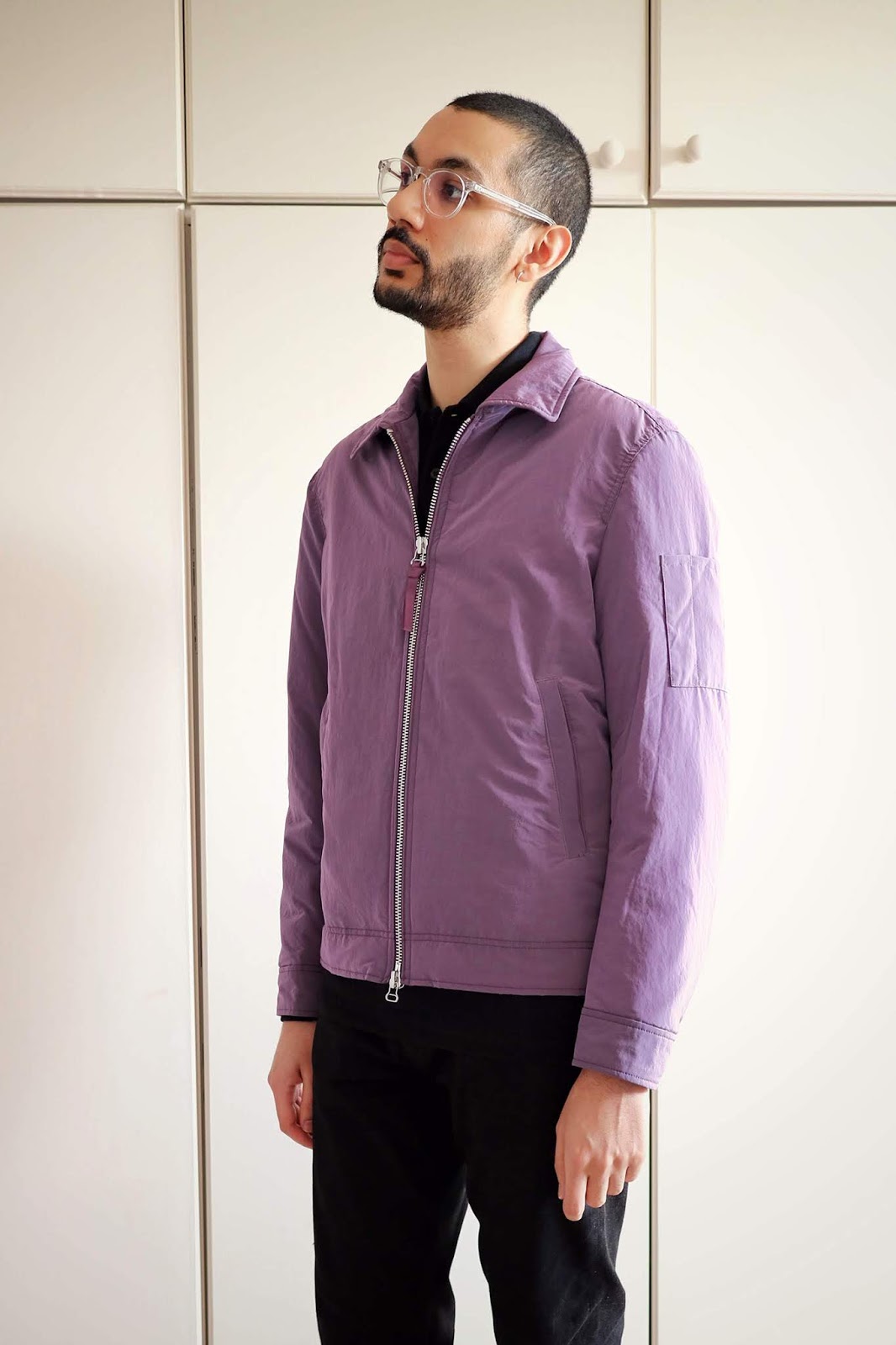 arket nylon liner jacket