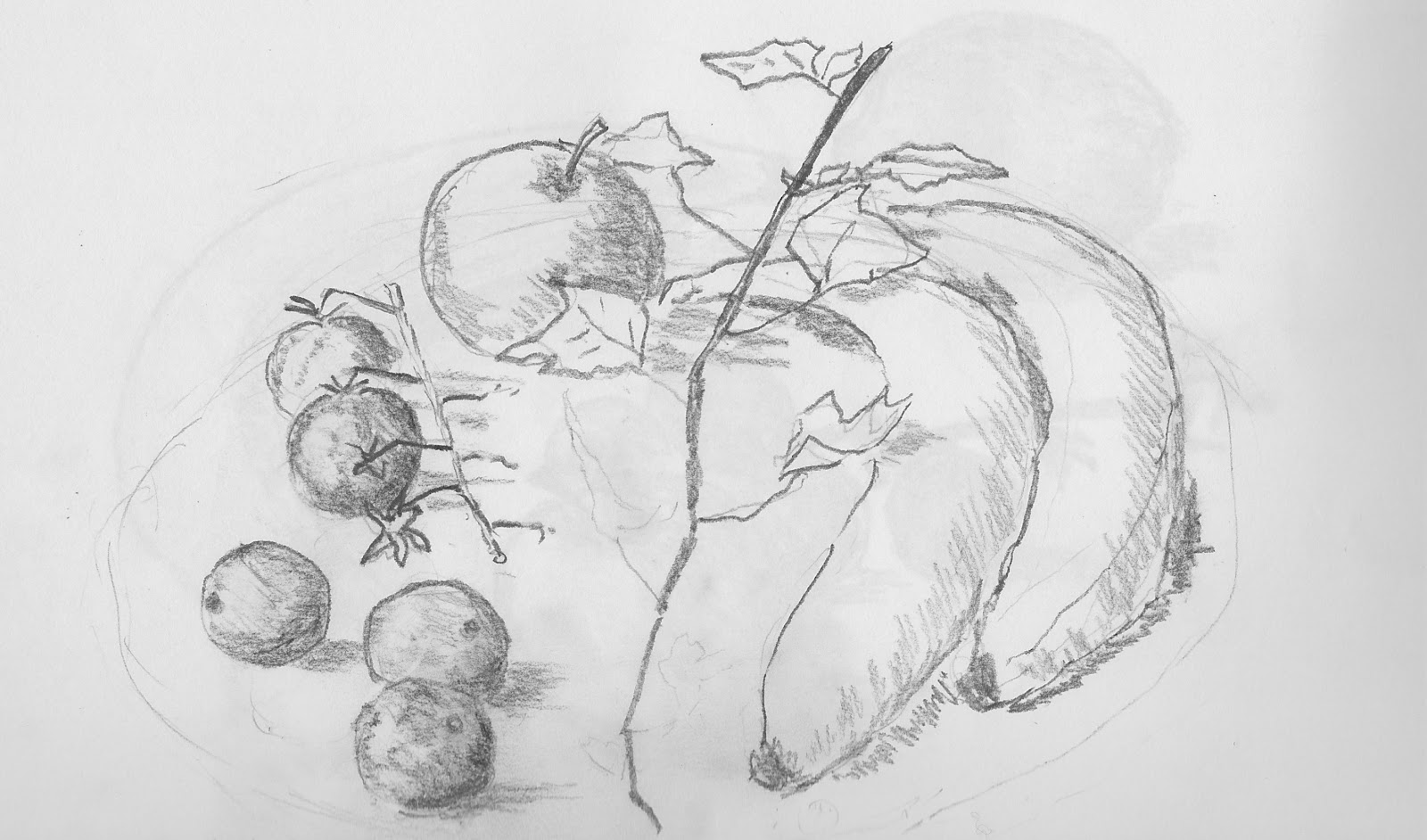 Learning to draw Compositions of natural objects