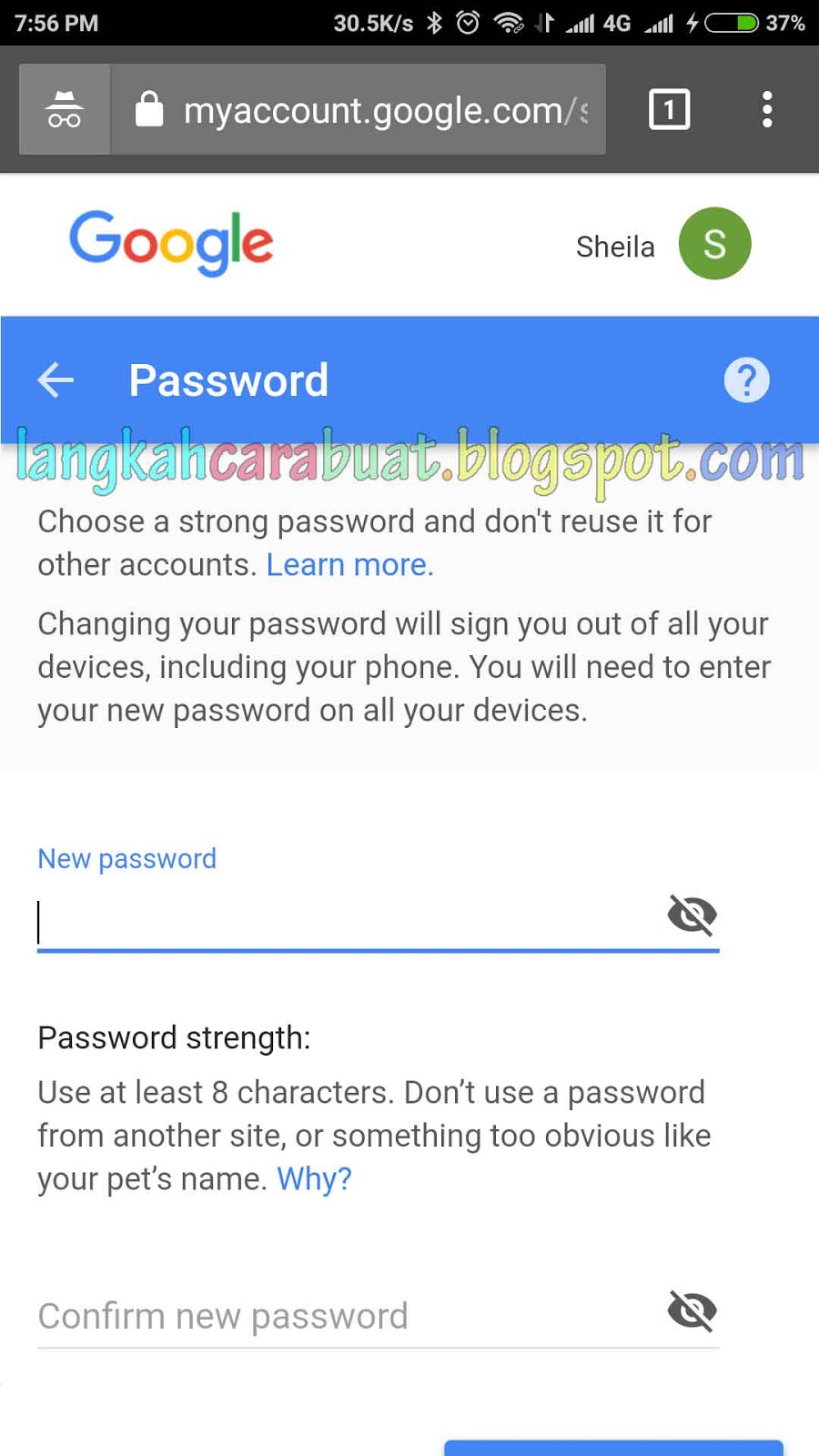Cara Ganti Akun Google - Radea