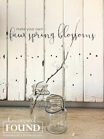 make your own faux spring flowers from paper with this tutorial from homewardFOUNDdecor.com 