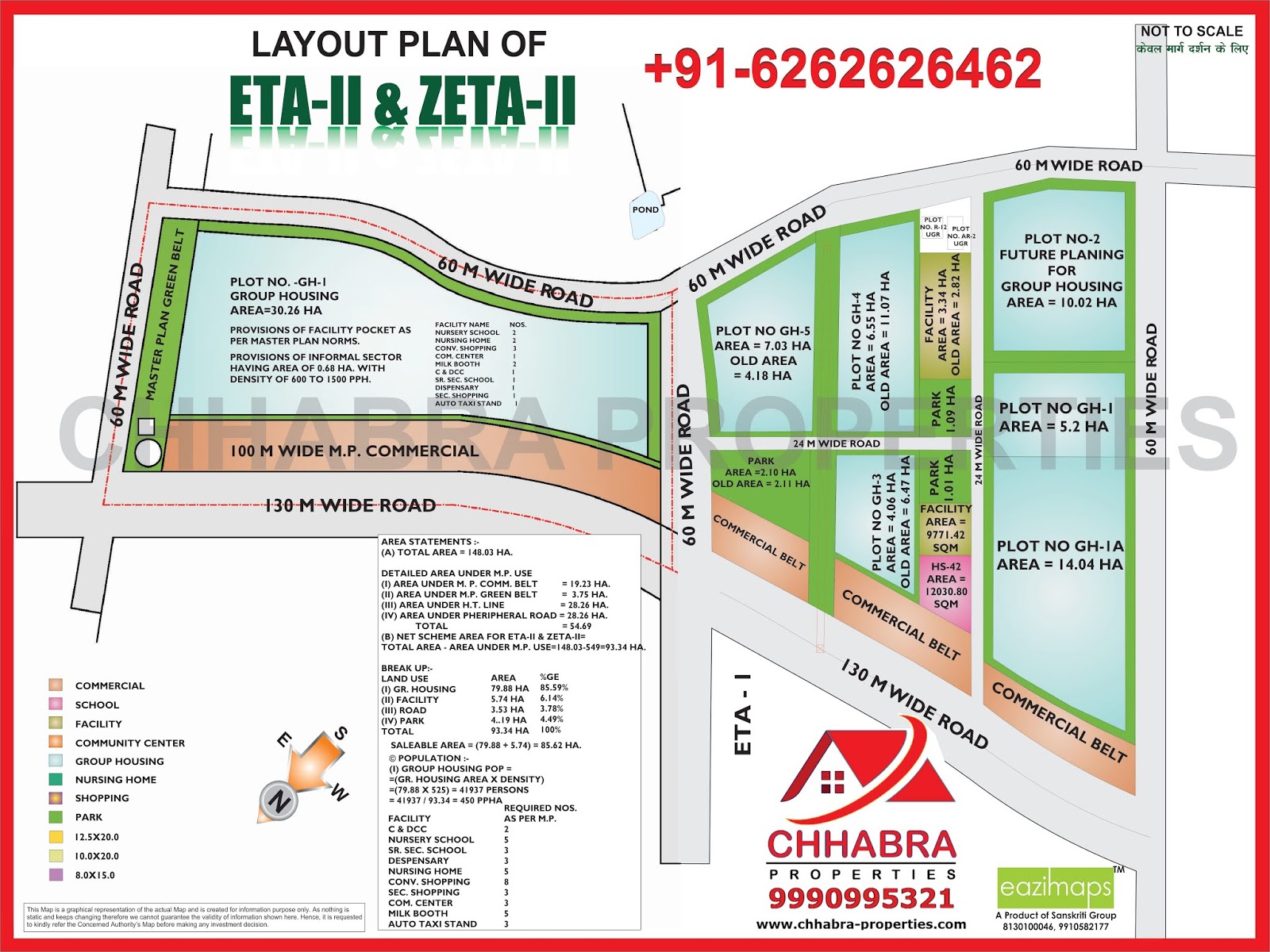 chhabra properties Alpha2 Greater Noida Map Layout Plan
