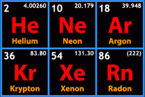 Radon isotope atomic number