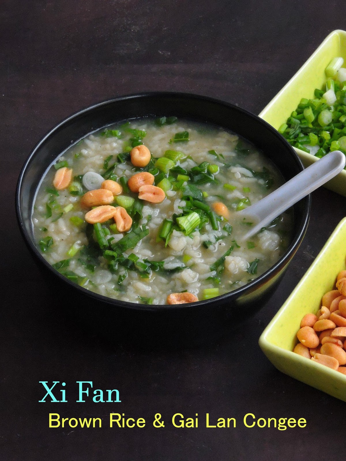 Priya's Versatile Recipes: Chinese Vegetarian Rice Congee/Brown Rice ...