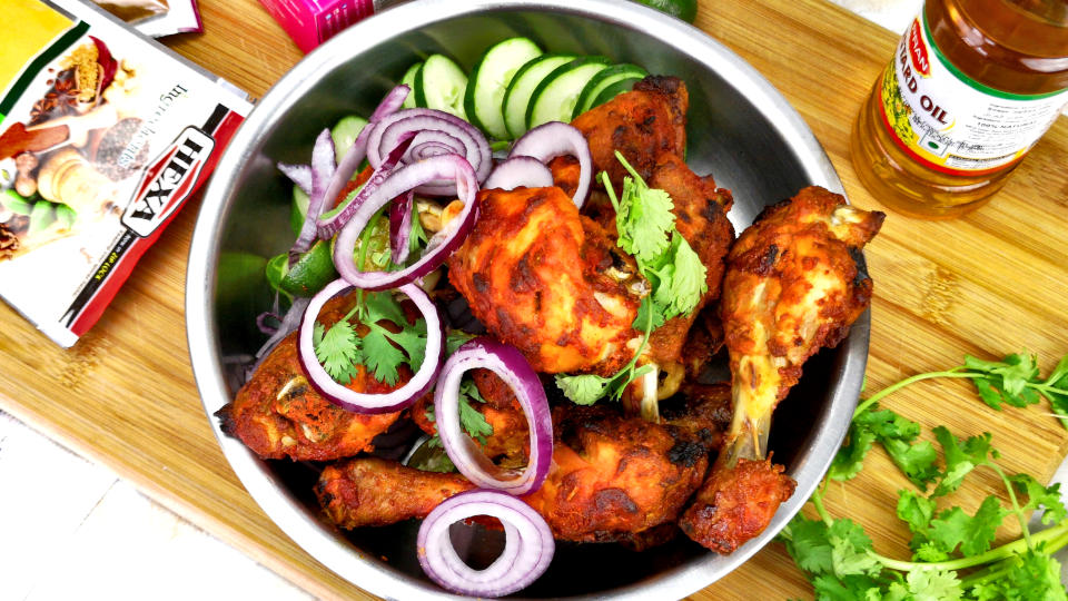 MICROWAVE TANDOORI CHICKEN RECIPE | TANDOORI CHICKEN RECIPE