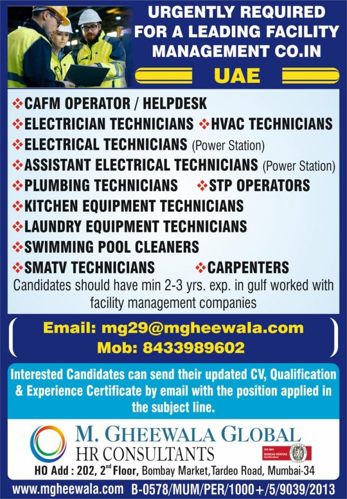 UAE JOBS REQUIRED FOR A LEADING COMPANY IN UAE Jobs in Gulf Job Vacancy in Gulf,gulf jobs