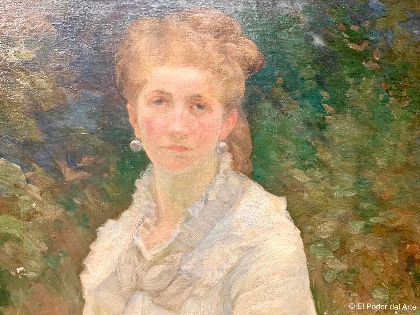 El Poder del Arte "La dama de blanco" obra de Marie Bracquemond
