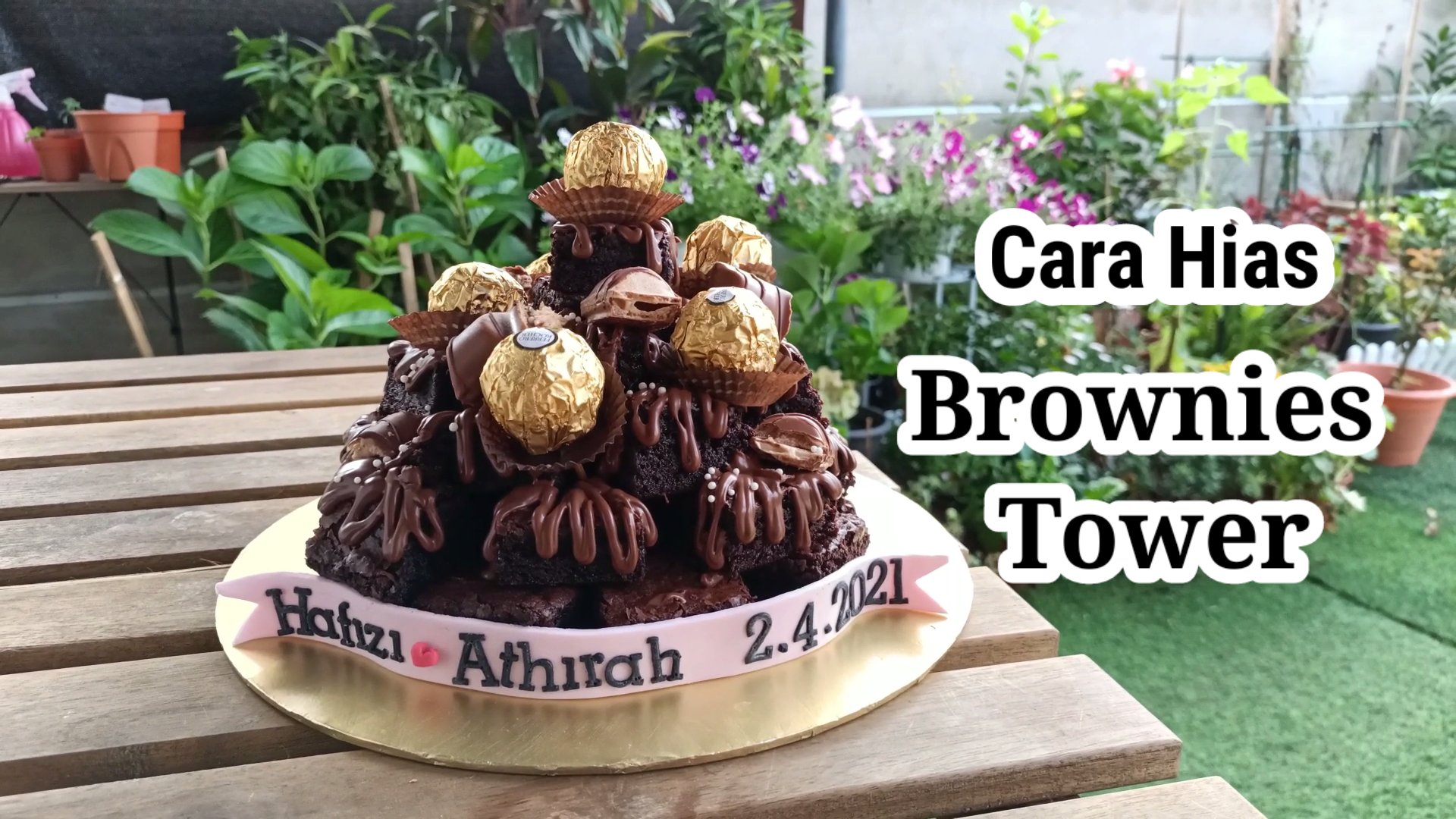 Brownies tower