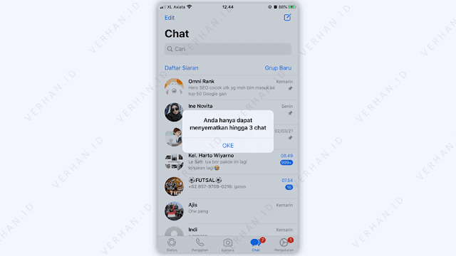 Ingin melakukan pin atau sematkan chat wa di iPhone tapi kamu belum tau caranya Cara Menyematkan Chat WhatsApp di iPhone Terbaru