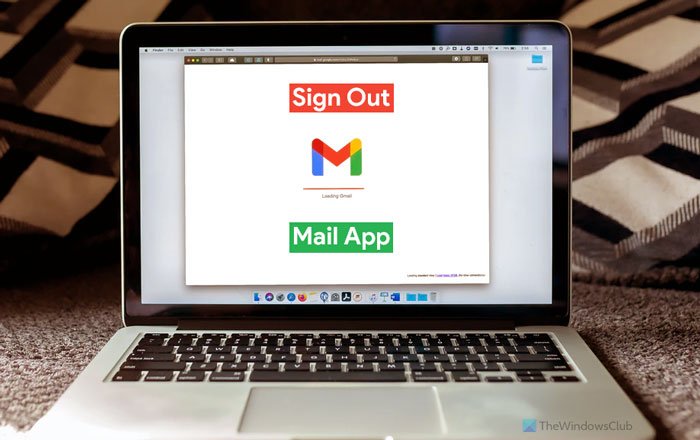 Uitloggen bij één e-mailaccount in de Windows 11/10 Mail-app