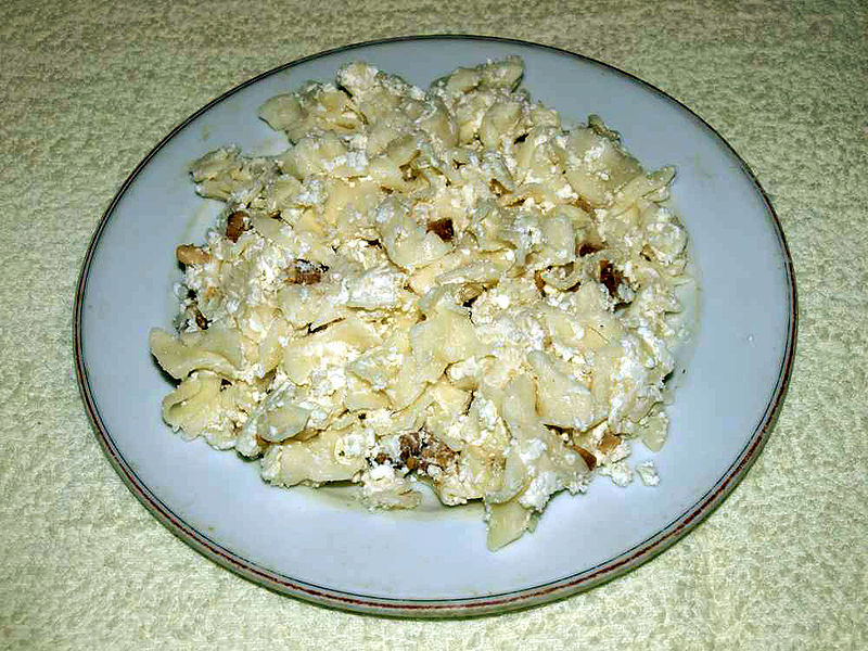 My World Noodles with Bacon and Cottage Cheese