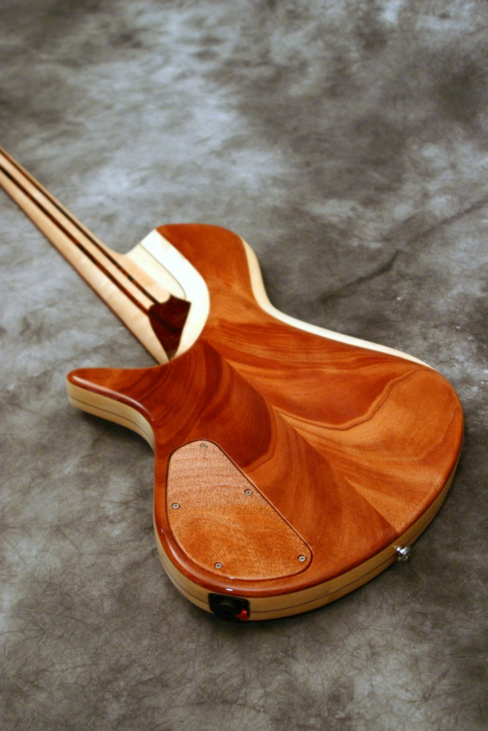 Ziegenfuss Guitars Crotch Mahogany Singlecut Bass