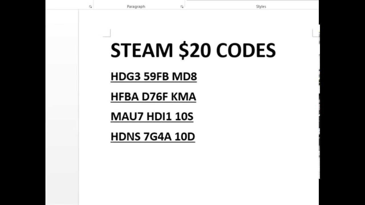 $20 steam gift card