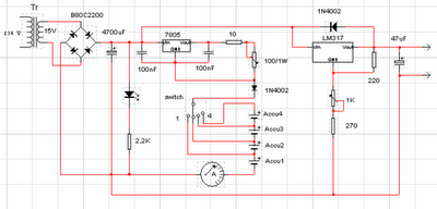 Digital Camera Batteries Charger Circuit Diagram