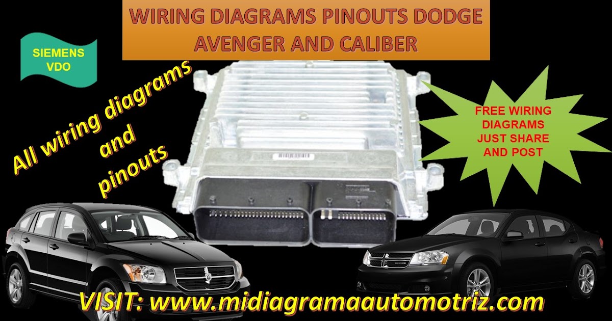 Pinouts Dodge Avenger Caliber Wiring Diagram Dodge Avenger Wiring Diagram Dodge Caliber
