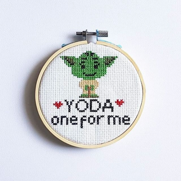 YODA One for Me Pattern from Spontaneous Stitches