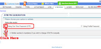 how to change sbi atm pin code online