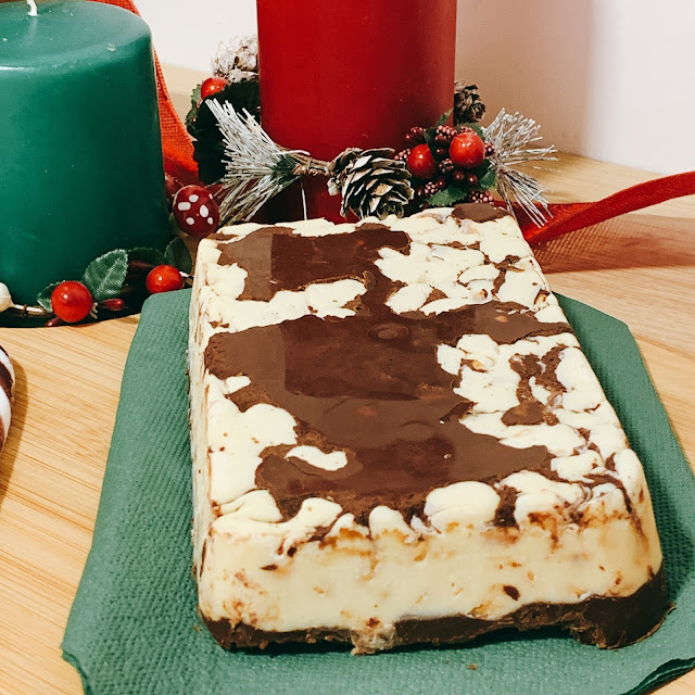 TURRON CASERO CHOCOLATE BLANCO Y ARROZ INFLADO