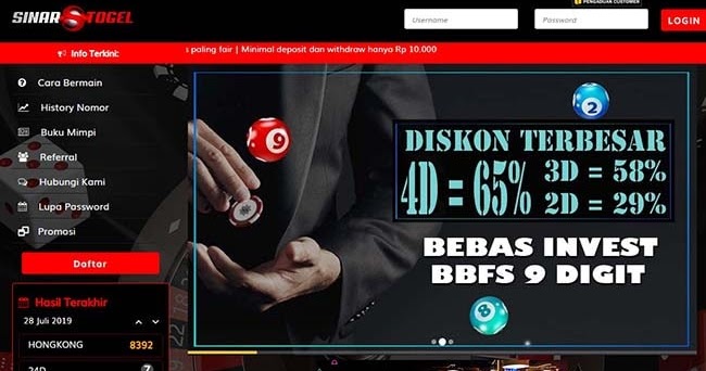 SinarTogel Bandar Togel Online Resmi Terpercaya dan
