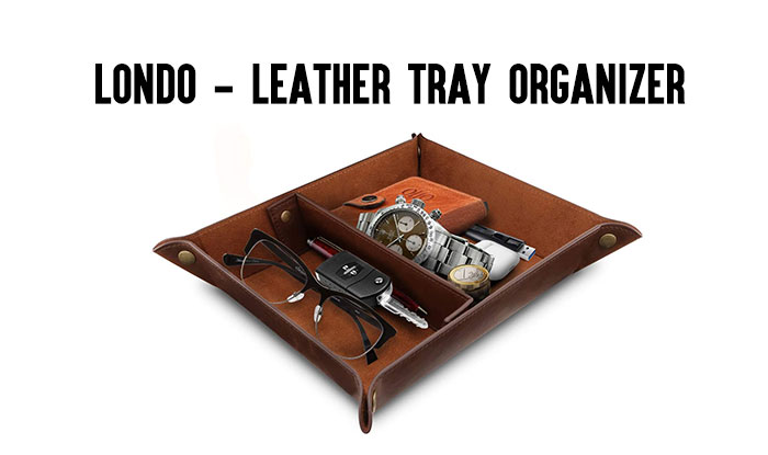 Londo - Leather Tray Organizer