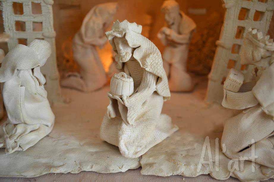 Jak Zrobić Figurki Do Szopki Z Masy Solnej Al'art: Figurki do szopki - szopka