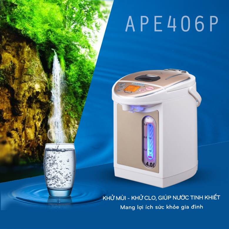 BÌNH THỦY ĐIỆN OSAKA APE406P – 4 CHẾ ĐỘ GIỮ ẤM